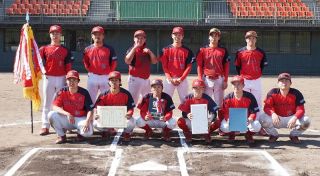 品川リフラクトリーズ優勝　瀬戸内都市対抗軟式野球