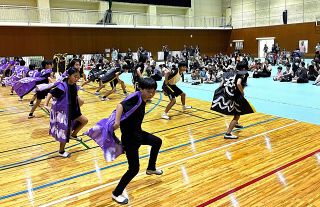 多彩なステージ ソーラン節や和太鼓　赤磐・吉井サマーフェスティバル【動画あり】