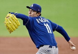 大谷、２安打に１０盗塁目　佐々木朗は勝敗付かず