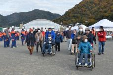 南海トラフ地震想定 備前で訓練　住民ら防災力強化へ意識高める