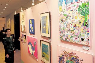 自由な発想生かした力作そろう　岡山、障害者の絵画作品展覧