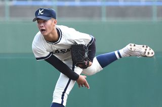 倉敷商が投手戦制し４強　エース小西８回無失点　秋の中国高校野球大会