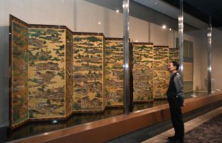 屛風や着物 日本美術「やさしい日本語」で紹介　岡山・林原美術館で企画展