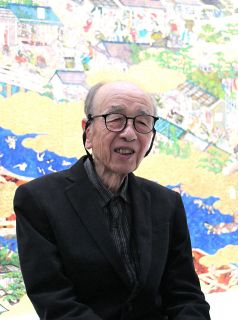 楽しい〝村上版〟洛中洛外図　美術史家・辻惟雄さん 直島新美術館で語る