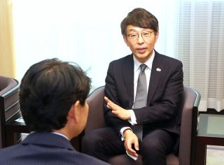 駐神戸韓国総領事が交流呼びかけ　岡山知事に「さまざまな事業を」