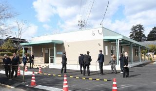 新設の加賀東小 西隣に児童クラブ　吉備中央町、落成式で完成祝う