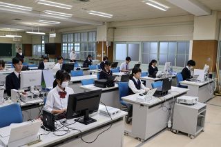倉敷商業高が総合優勝　岡山で県高校商業実務競技大会