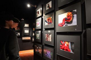 エヴァの世界観感じて　イオンモール岡山　セル画や原画、設定資料５００点
