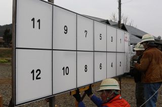 ４９カ所にポスター掲示場、３１日告示 久米南町議選で設置