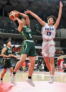 【女子】翠松圧倒 攻守に隙見せず　全国高校バスケ１回戦突破