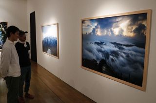 大台ケ原山の表情活写　奈義 写真家三橋さん作品展