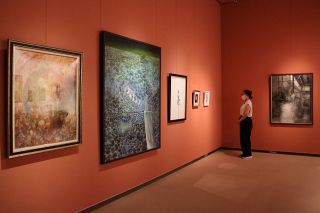 芸術と教育に情熱注いだ生涯伝える　勝央美術文学館で植月英俊展、９月１３日まで