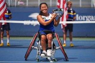 上地結衣２連覇、小田凱人準優勝　全米テニス車いすの部