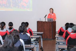 スポーツの魅力伝える　東京五輪ソフト金の原田さん