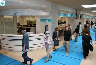 玉野市新庁舎一般公開　開放的でより身近に
