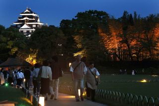  春の幻想庭園　烏城灯源郷　雨天影響で来場者２１・９％減