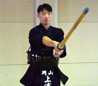 「自分の剣道で一戦必勝を」上浦（岡山県警）武田（福岡教大、総社東中出）が初出場 １１月３日に全日本剣道　