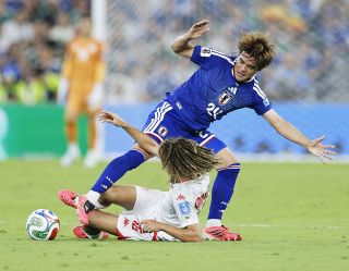 佐野（津山出身）が日本の大勝に貢献　Ｗ杯サッカー、チュニジア戦　上田の得点お膳立て
