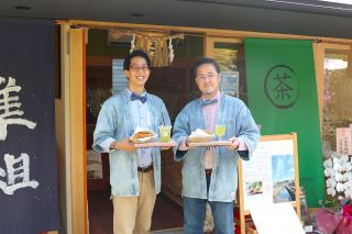 独自製法の玄米茶と手作りどら焼き　倉敷にこだわりの持ち帰り専門店