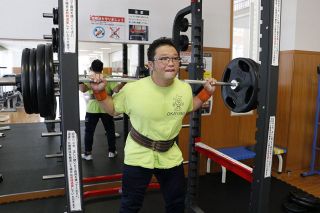 大光さん（美咲町） 「子どもに頑張る姿見せる」　パワーリフティング全国大会へ 金沢で１８～２０日