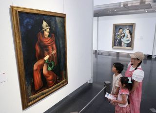 岡山県立美術館「サーカス展」会期中盤　 シャガールやルオー展示替えも
