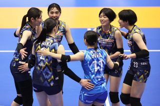 シーガルズ １４試合ぶり勝利 東レ滋賀に３―０