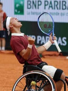 小田凱人３連覇、上地結衣もＶ　全仏テニス車いすの部