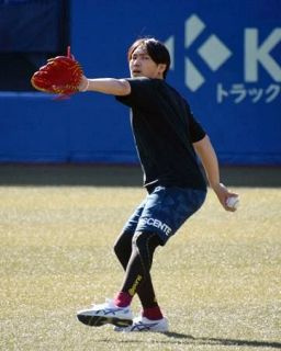 ロッテ石川柊「前に進んでいく」　ＦＡ移籍後、本拠地で初練習