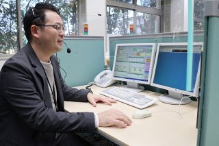 「すご腕・すご技　作州の名人　岡山学」④電話応対　柏原浩司さん（鏡野町馬場）　相手に寄り添う姿勢大切　