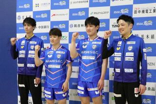 張本智和 リベッツ入団で意気込み　「岡山の皆さんと一緒に 優勝を」