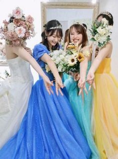 本格ドレスで変身体験、自分の魅力再発見　横浜のスタジオ、気軽な利用で人気沸騰