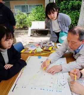 「逃げ地図」活用広がる　災害時の避難時間を可視化