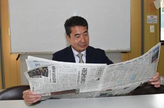 前田氏「重責に身が引き締まる」　赤磐市長選初当選 一夜明け決意