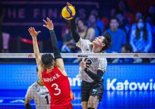 バレー男子、日本が中国下し４強　ネーションズリーグ