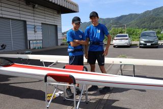 ローイング中学全国大会２連続Ｖ　福山ボートクラブ筒井・宇田ペア