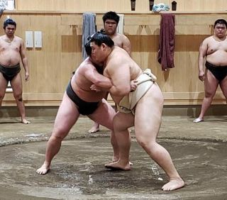 綱とり大の里が最終調整　試練も自信「乗り切る」
