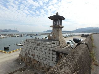 九蟠港の常夜灯復活へ検討会発足　岡山事務所や地元住民 往時伝える