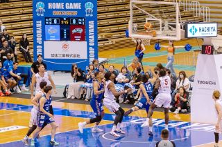 【おかやまスポーツ散歩】新舞台に挑むトライフープ岡山　ホーム戦で選手に熱い声援を