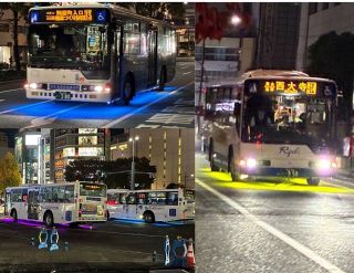 神秘的な光に魅了され　夜の「岡山芸術交流」を歩く