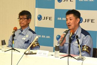ＪＦＥ西、２６年度も粗鋼量維持　堀澤所長ら会見、高価値製品を強化