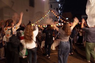 盆踊りで交流しよう　１７日、奉還町のゲストハウス「とりいくぐる」