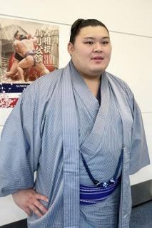 帰国の大の里「光栄に思う」　３１年ぶりパリ公演から
