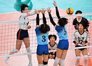 就実 ２年ぶり決勝進出 全日本高校バレー女子 ６度目の頂点懸け、１１日に総体Ｖの金蘭会と対戦