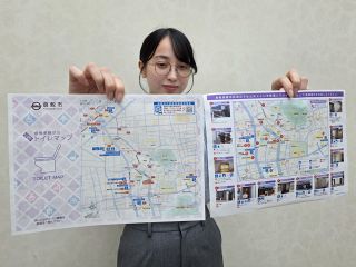 美観地区 公衆トイレマップ作成　倉敷市、観光客の利便性アップへ