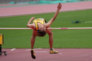 佐藤（平林金属）３連覇目指す　日本デフ陸上男子走り高跳び