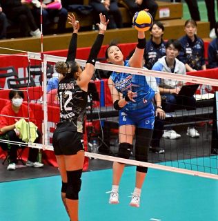 攻撃けん引するライト小松原凜香 シーガルズ６、７日赤磐で年内最後のホーム戦 ＳＶリーグ女子