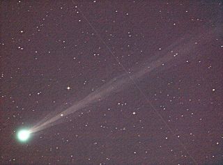 パンスターズ彗星くっきり　アマ天文家・佐藤さん撮影