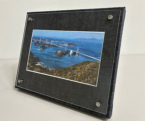 岡山アート工房 オリジナルデニム額(約230mm×190mm)　1名様