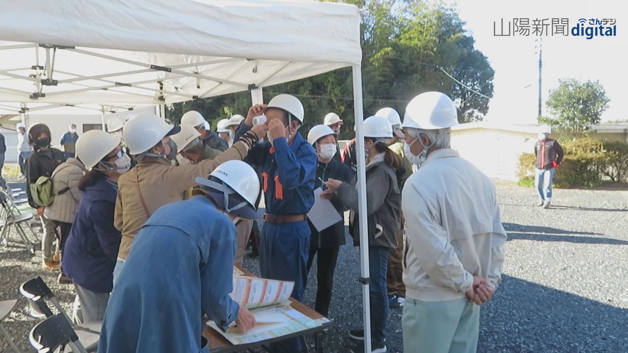 地震想定 避難所開設手順を確認　奈義、地区単位で防災訓練