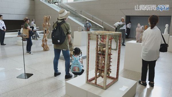 芸術の秋 岡山県展が２会場で開幕　創意に満ちた絵画や彫刻、書